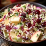 Cranberry Apple Coleslaw: A Delicious & Healthy Recipe