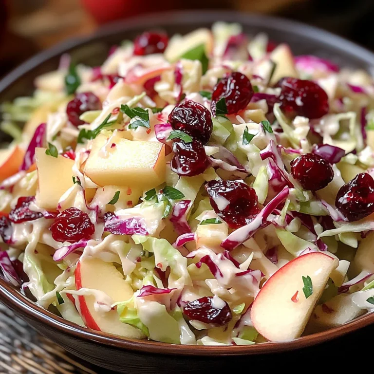 Cranberry Apple Coleslaw: A Delicious & Healthy Recipe