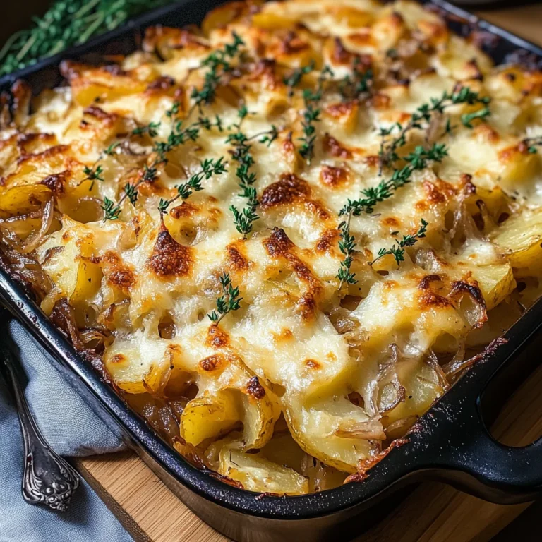 French Onion Potato Bake