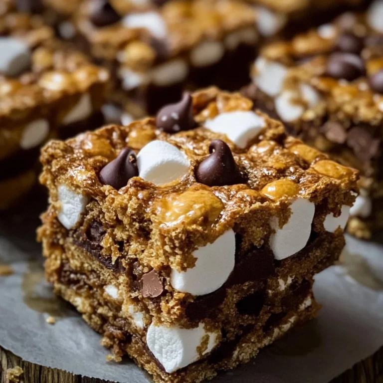 Golden Grachicken hams S'Mores Bars