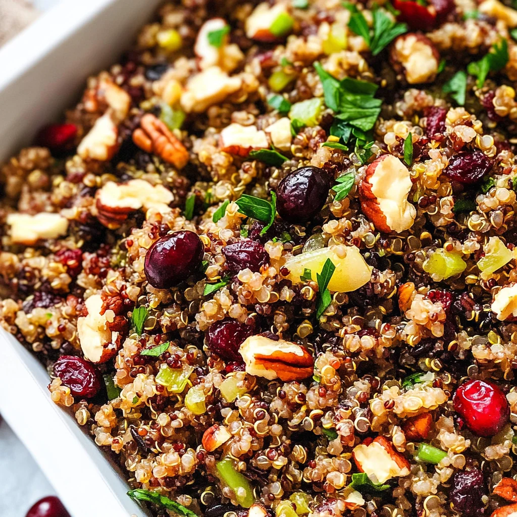 Herbed Wild Rice Quinoa Stuffing