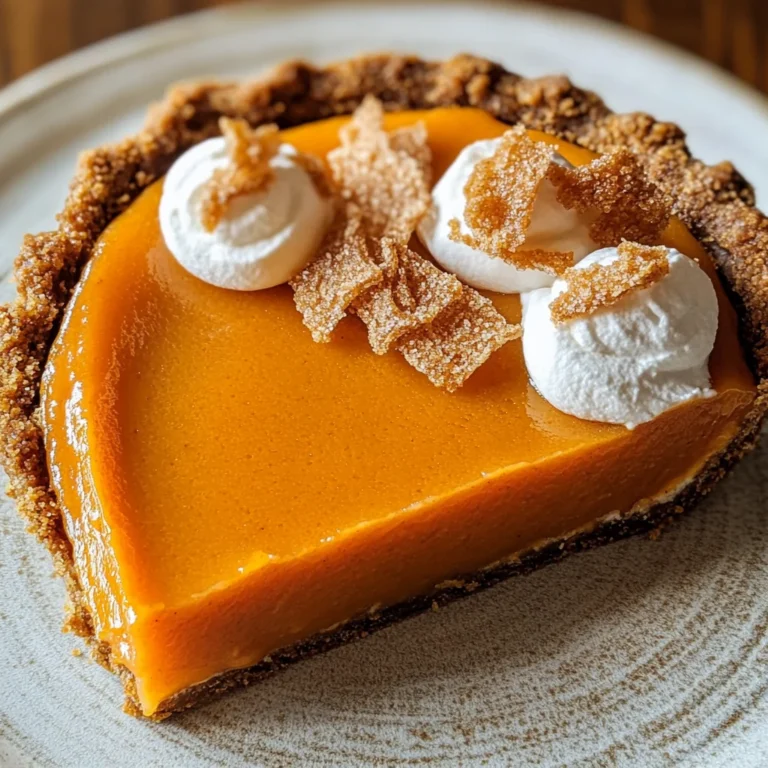 Honey Carrot Pie