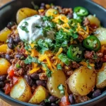 Loaded Potato Taco Bowl