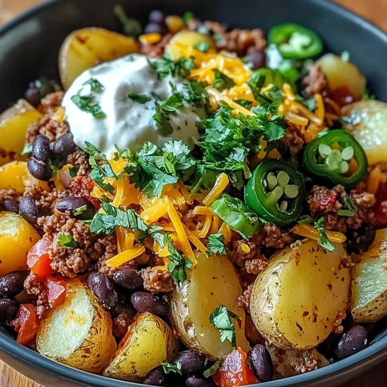 Loaded Potato Taco Bowl