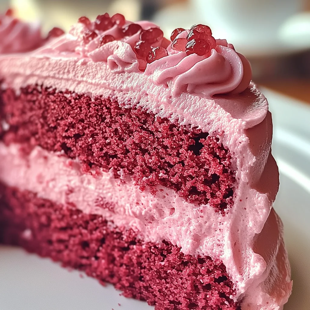 Mother's Day Pink Velvet Cake