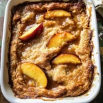 Old School Easy Brown Sugar Peach Cobbler