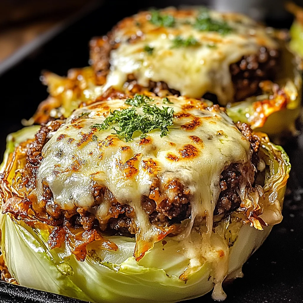 Oven-Baked Cabbage Burgers