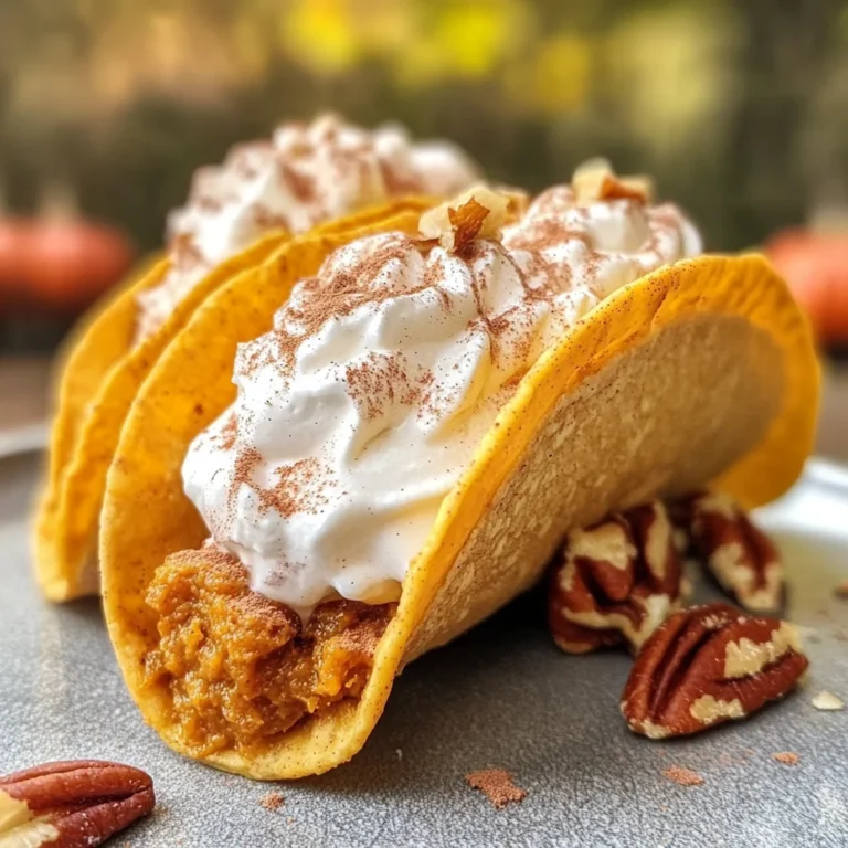 Pumpkin Pie Tacos