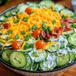 Refreshing Cucumber Ranch Crack Salad Recipe