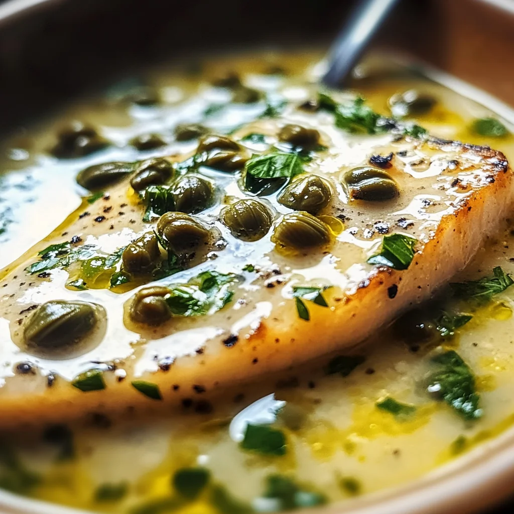 Simple Lemon Caper Sauce