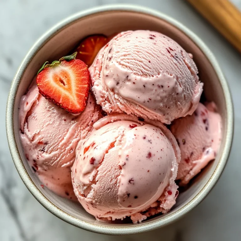 Strawberry Coconut Ice Cream