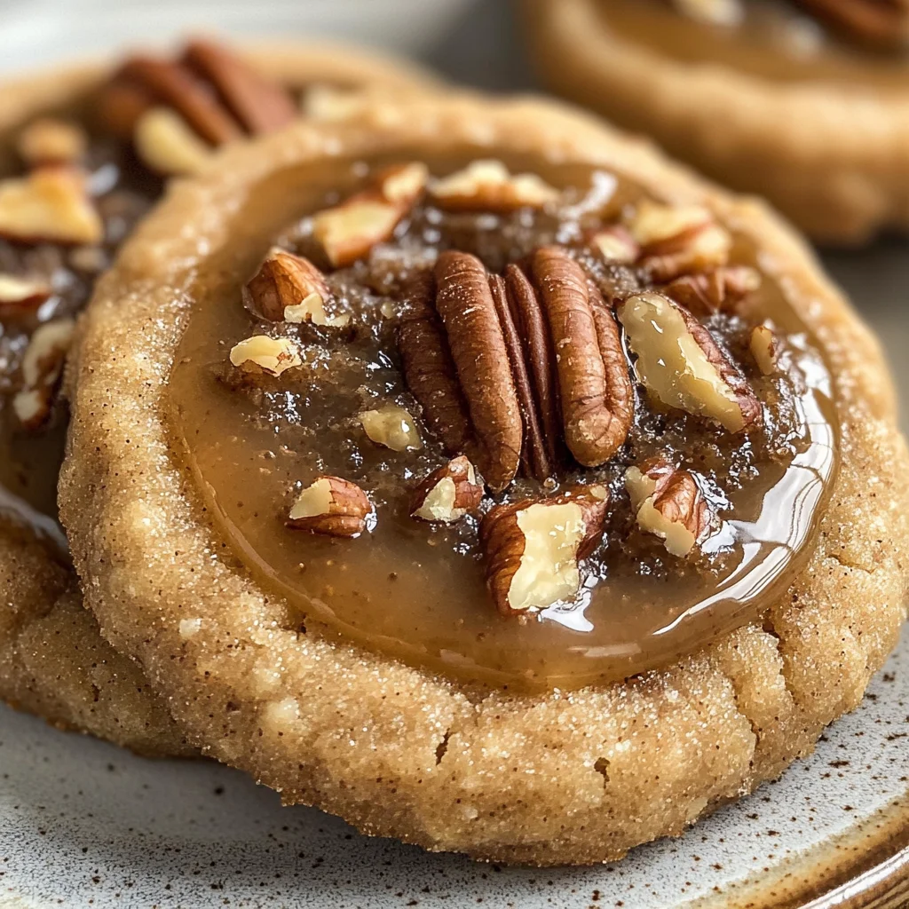 Vegan Pecan Pie Cookies