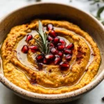 10-Minute Cozy & Creamy Pumpkin Hummus