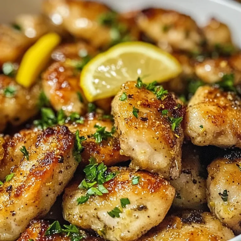 Air Fryer Lemon Chicken Bites