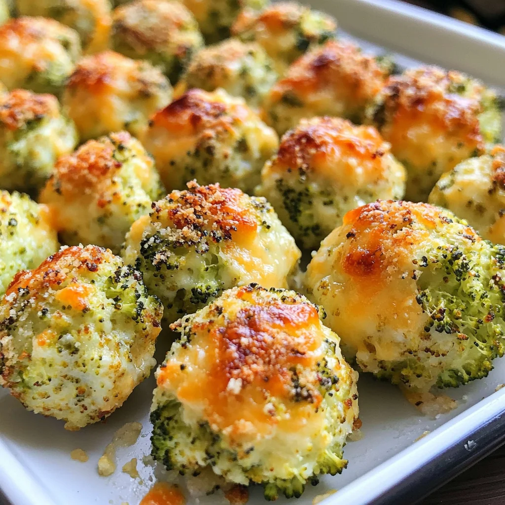Baked Broccoli Cheese Balls