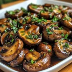 Balsamic Roasted Mushrooms