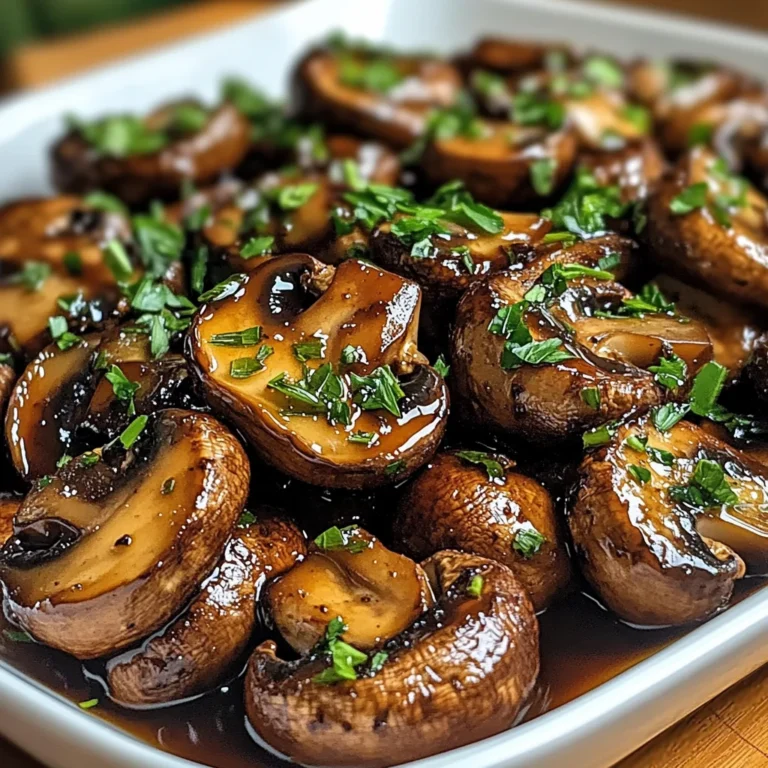 Balsamic Roasted Mushrooms