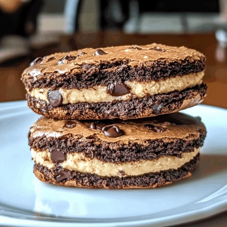 Brownie Cookie Dough Sandwich Cookies: An Amazing Ultimate 7-Layer Dessert Delight