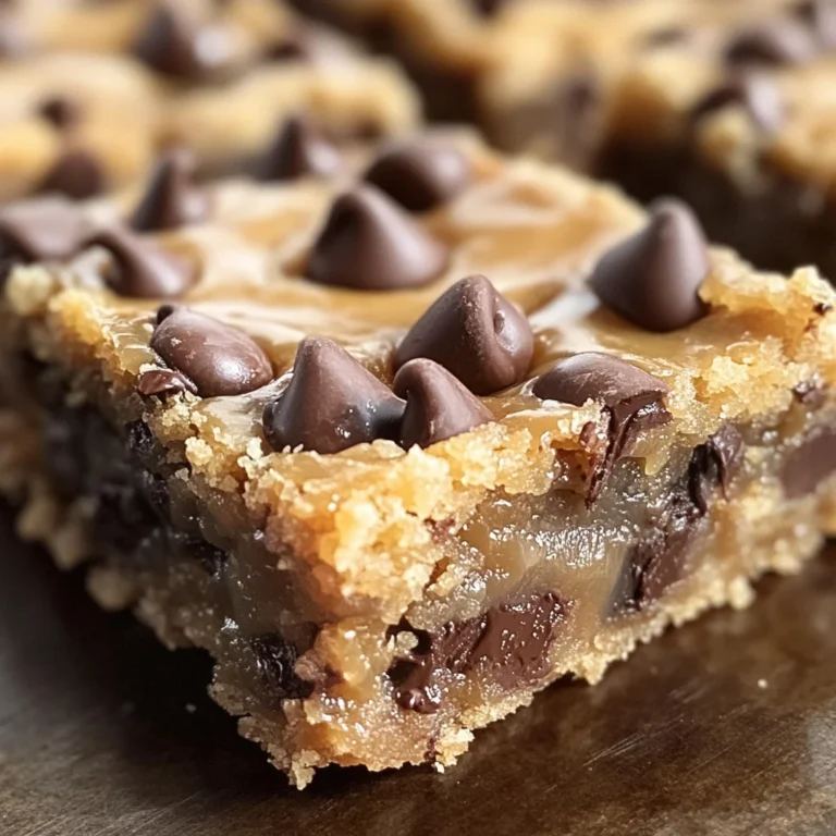 Caramel Chocolate Chip Cookie Bars