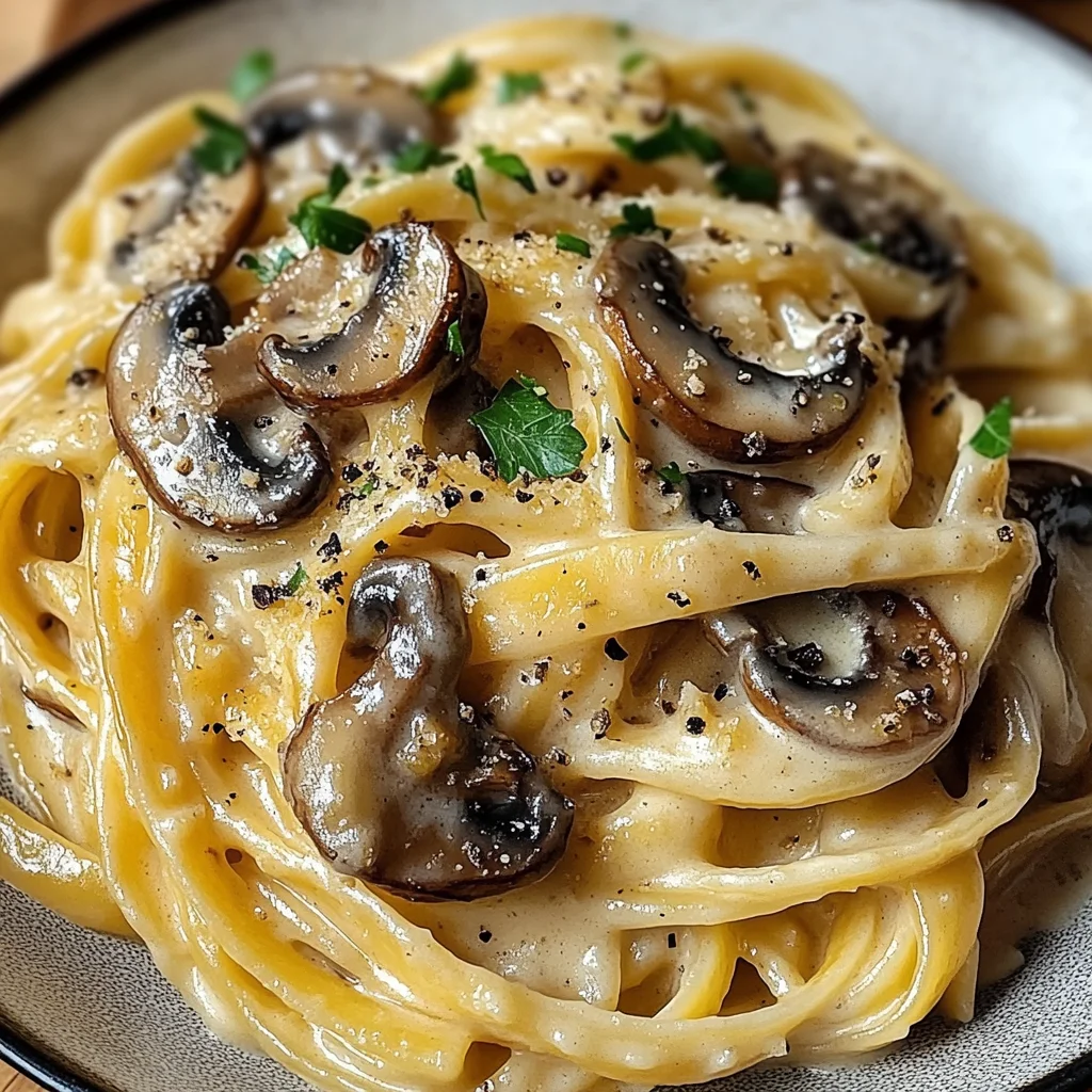 Caramelized Leek and Mushroom Gruyere Pasta