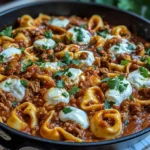 Cheesy Beef Enchilada Tortellini