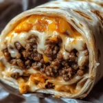 Cheesy Beef Taco Burritos