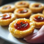 Cheesy Thumbprint Appetizers with Hot Pepper Jelly