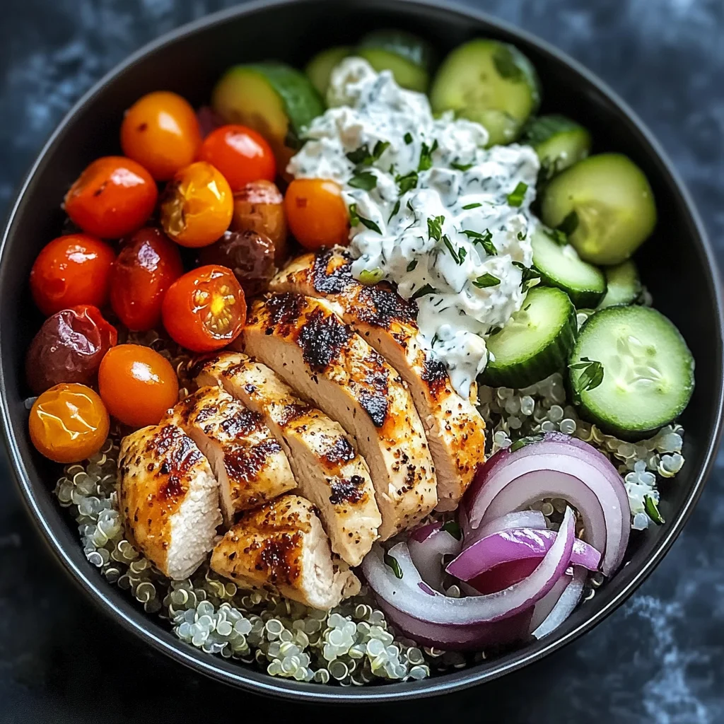 Chicken Tzatziki Bowls