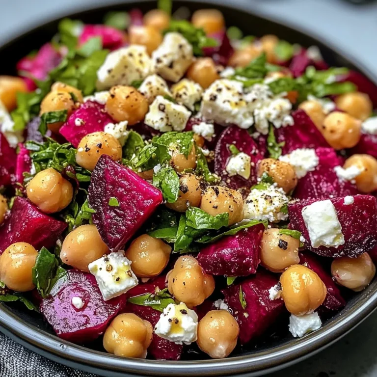 Chickpea, Beet and Feta Salad