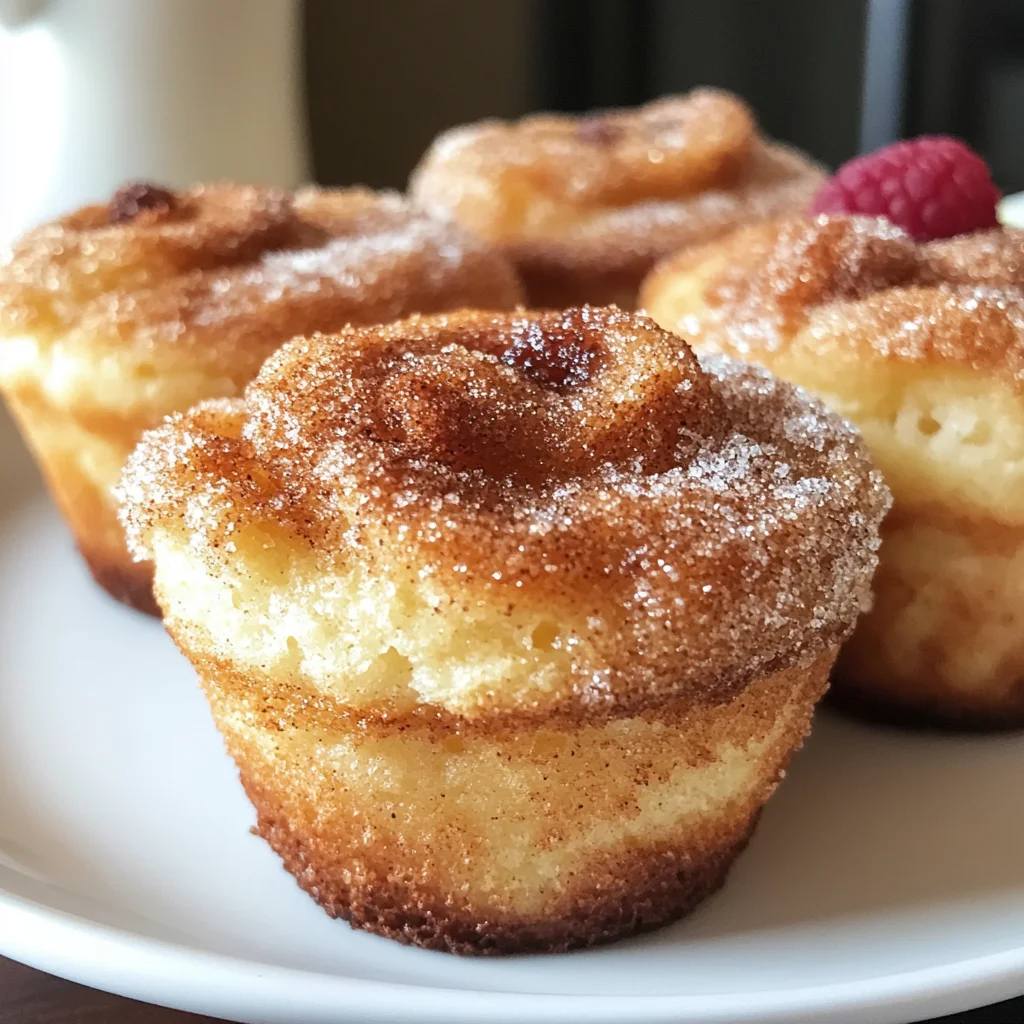 Cinnamon Sugar French Toast Muffins
