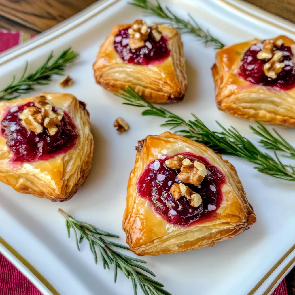 Cranberry Brie Bites