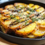 Crispy Balsamic-Thyme Potato Torte