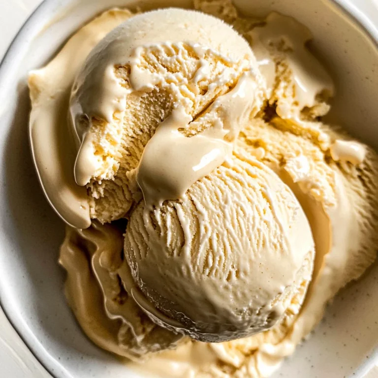 Homemade Maple Ice Cream