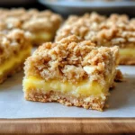 Lemon Oatmeal Crumble Bars