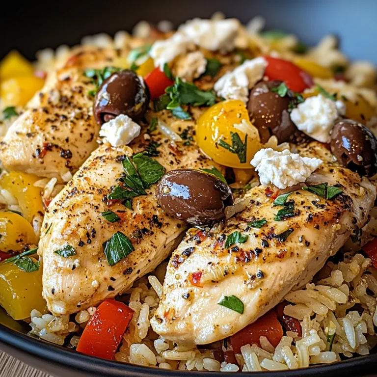 Mediterranean Chicken and Rice