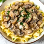 Mushroom Stroganoff