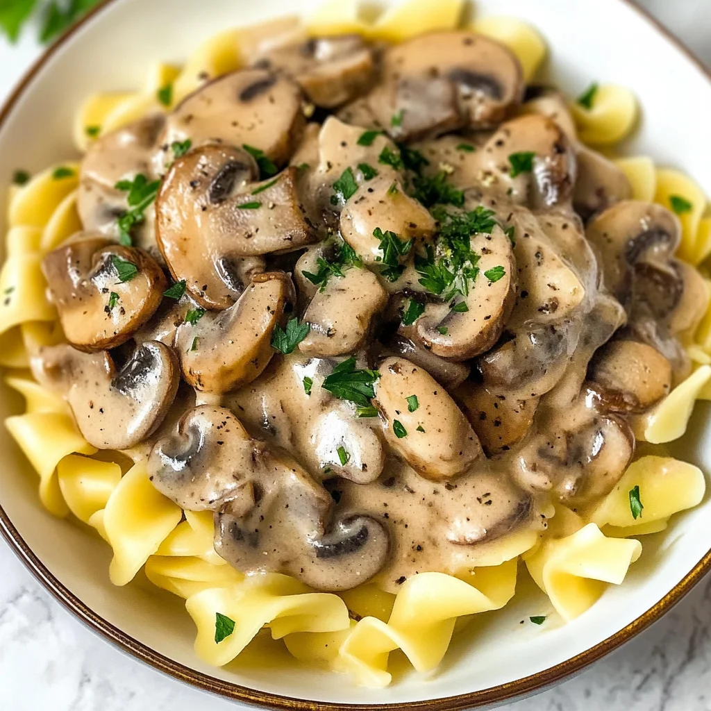 Mushroom Stroganoff