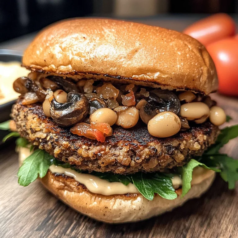 Mushroom Veggie Burgers