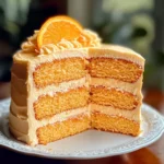 Orange Velvet Cake with Orange Cream Cheese Frosting