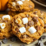 Pumpkin S'mores Cookies