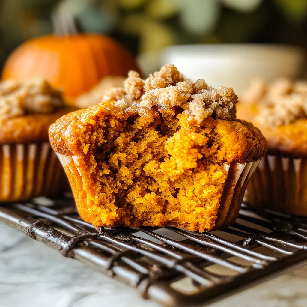 Pumpkin Streusel Muffins