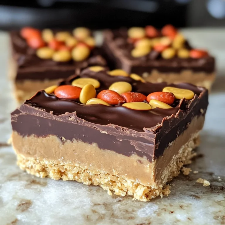 Reese’s Peanut Butter No-Bake Bars Recipe