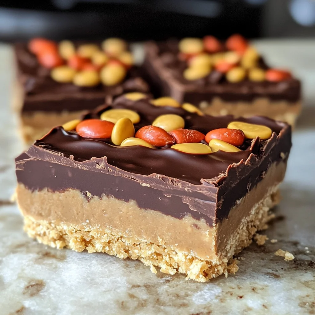 Reese’s Peanut Butter No-Bake Bars Recipe