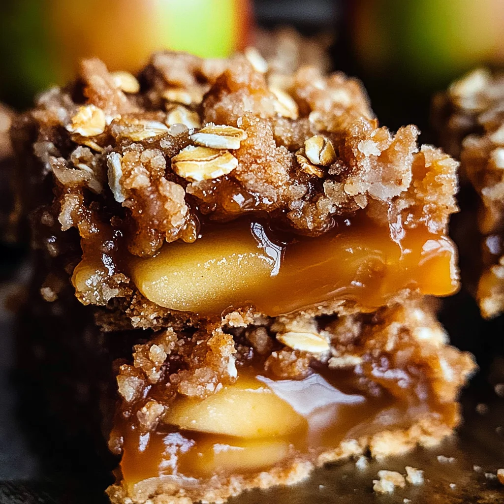 Salted Caramel Apple Pie Bars