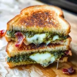 Sourdough Pesto Grilled Cheese
