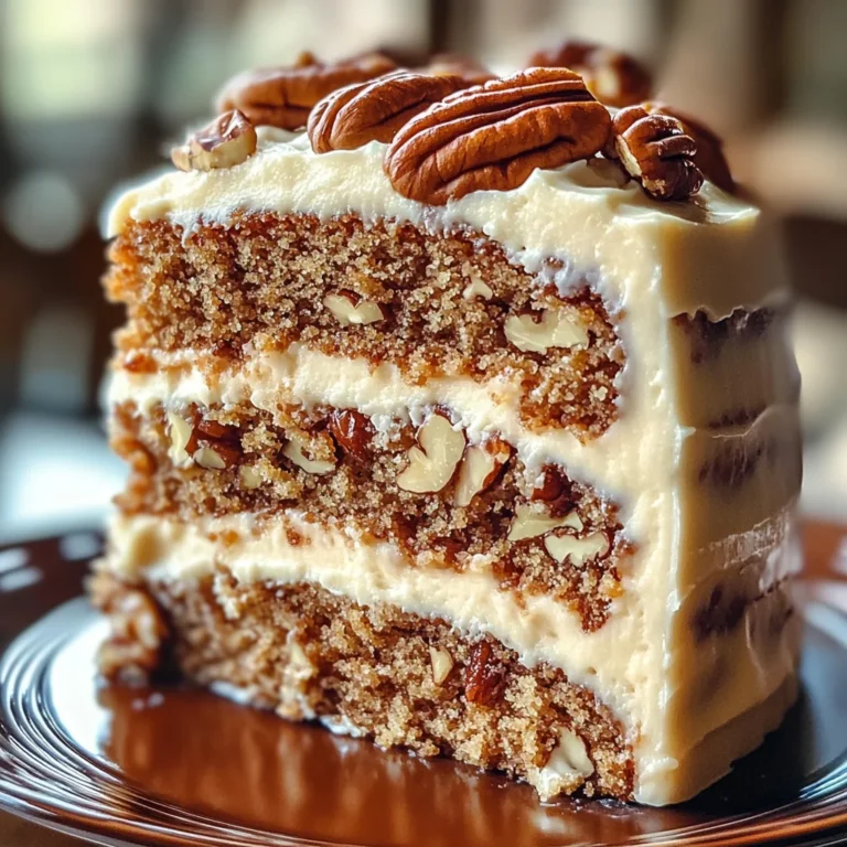 Southern Georgia Pecan Cake Recipe