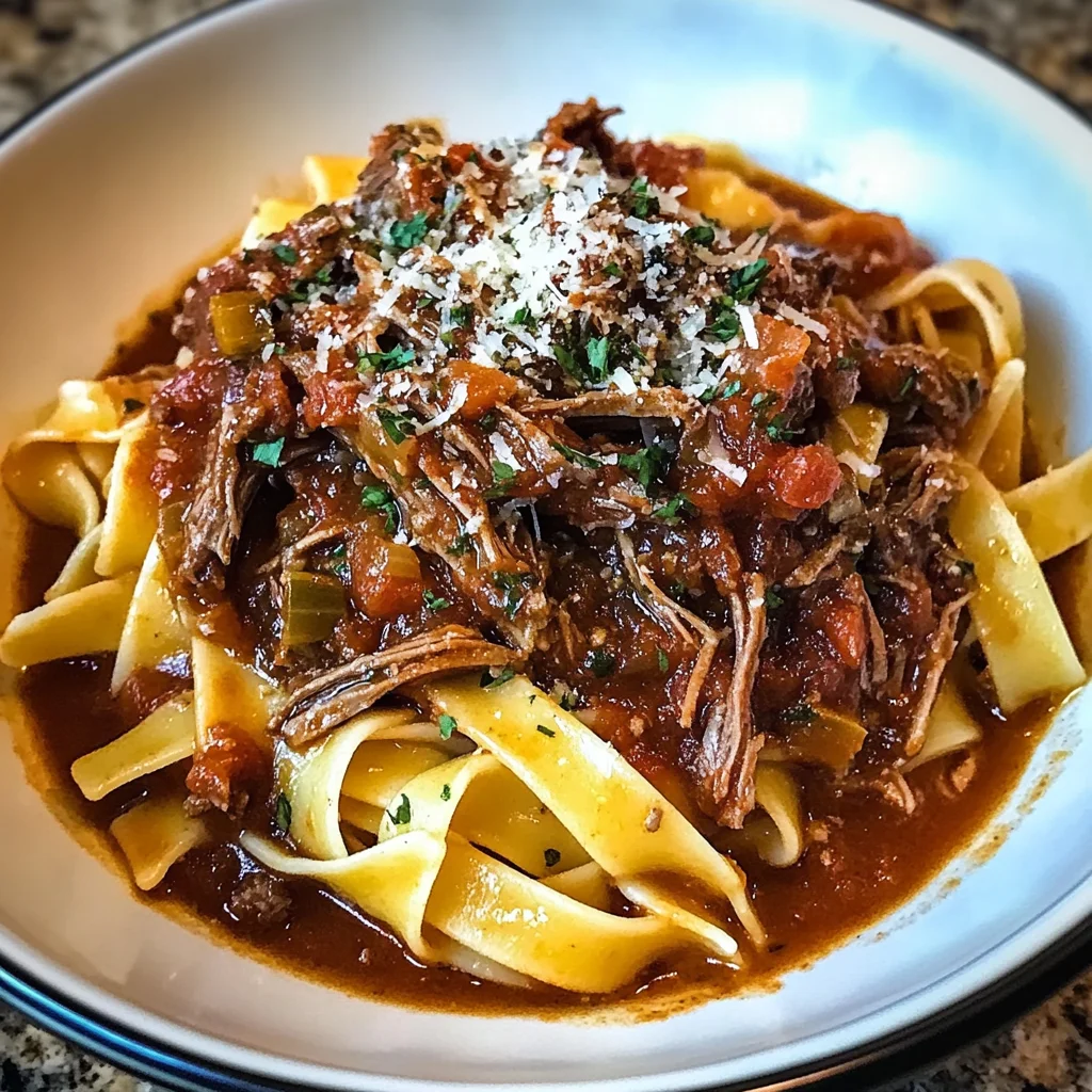 Sunday Slow Cooker Beef Ragu Recipe