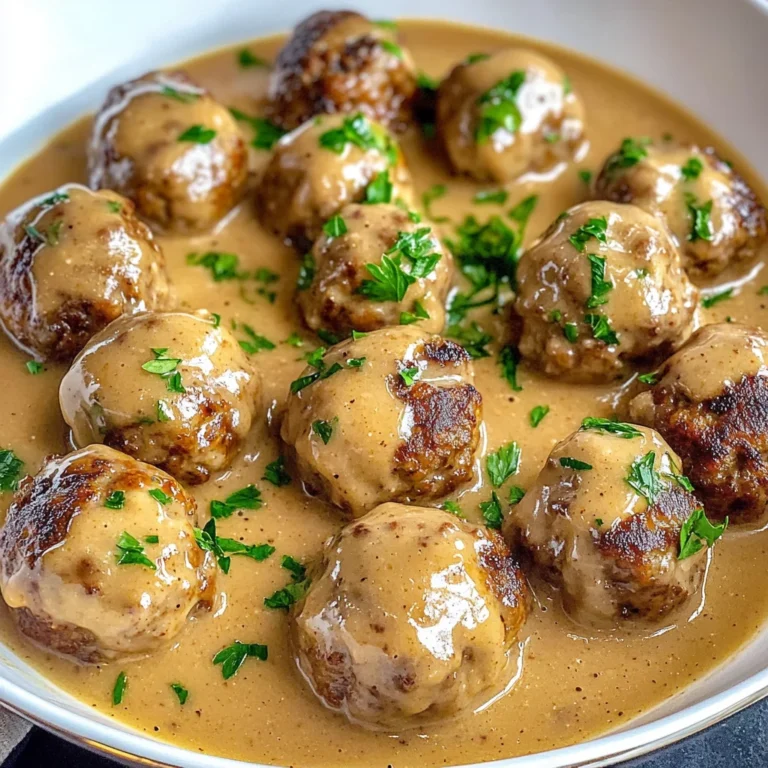 Swedish Meatballs with Gravy