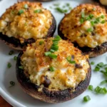 Tasty Crab Stuffed Portobello Mushrooms