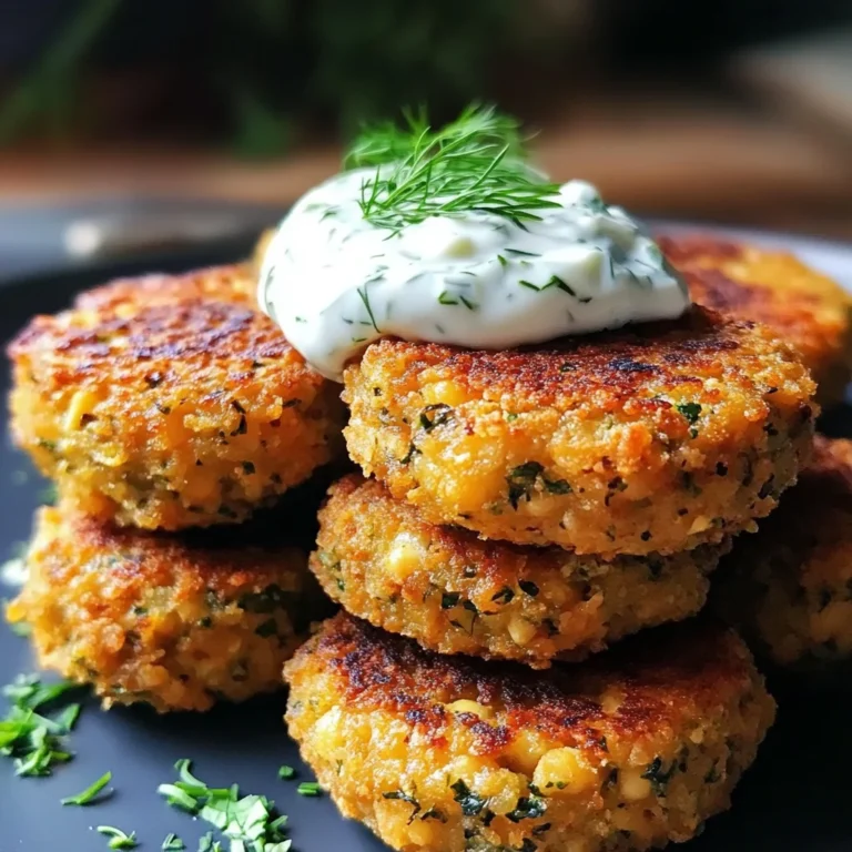 Ultimate Mediterranean Lemon Chickpea Patties with Yogurt Sauce